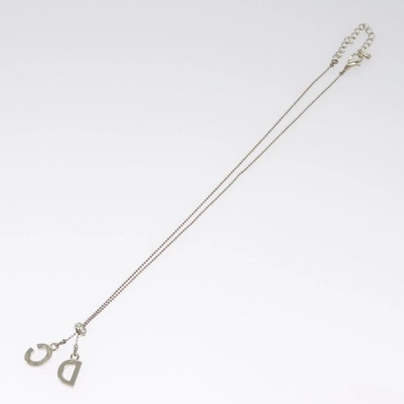 Christian Dior Necklace metal Silver tone Auth - Picture 11 of 16